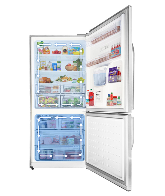 bottom freezer Refrigerator Air circulation